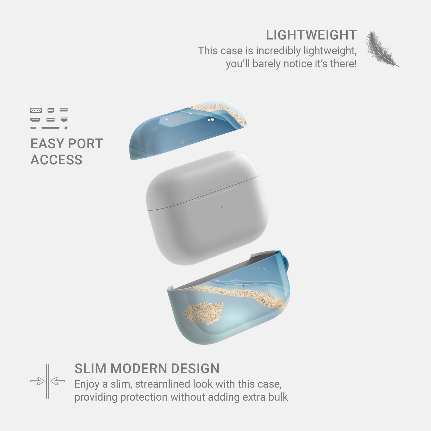 Starlit Shores | Apple AirPods Tough Case