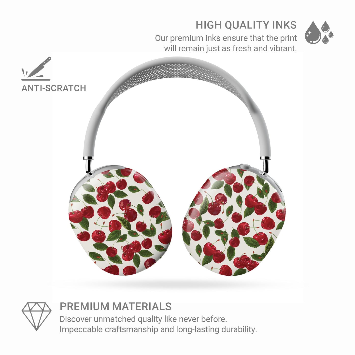 Cherry Bloom | Protective-Apple AirPods Max Tough Case - Case & Charm