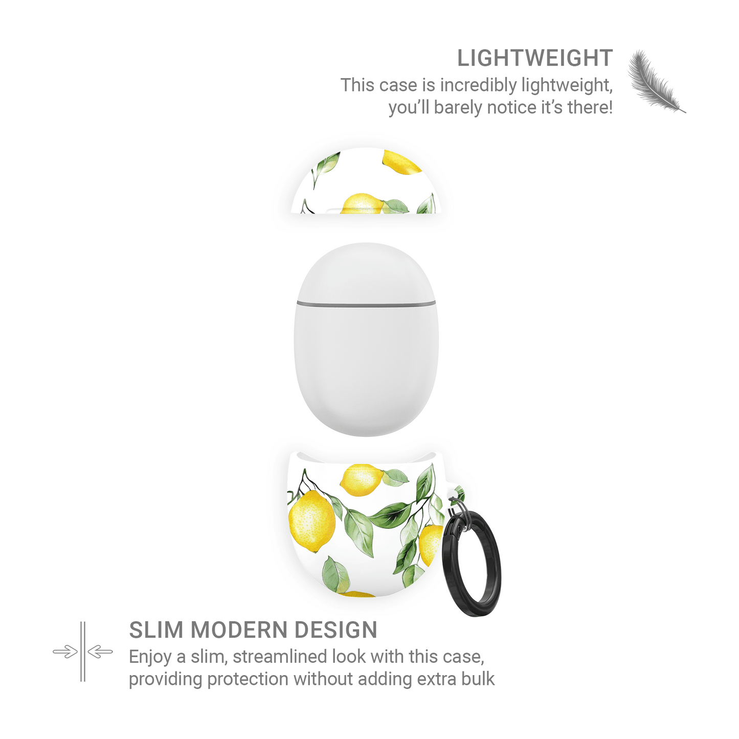 Lemon Lush | Protective Google Pixel Buds Tough Case - Case & Charm