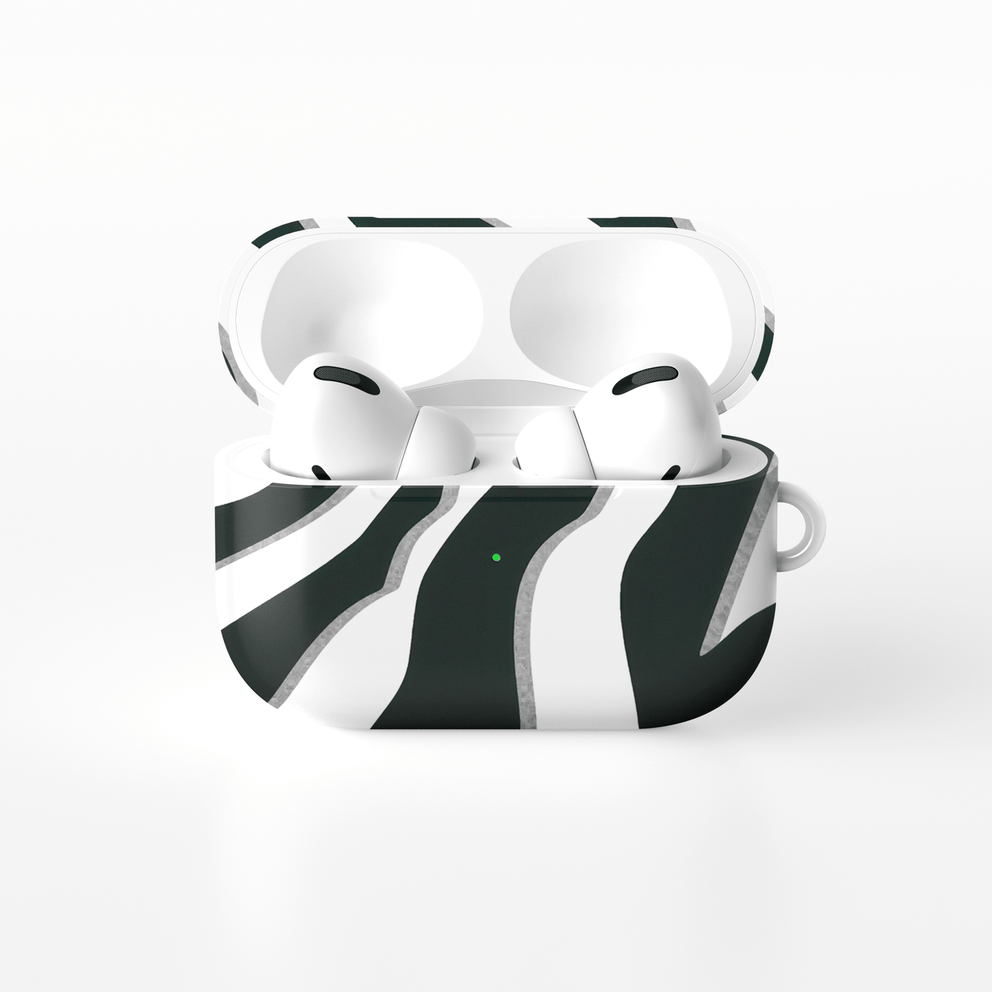 Case and Charm | Zebra Print Nocturnal Stride Protective Apple Case - Tech Accessories