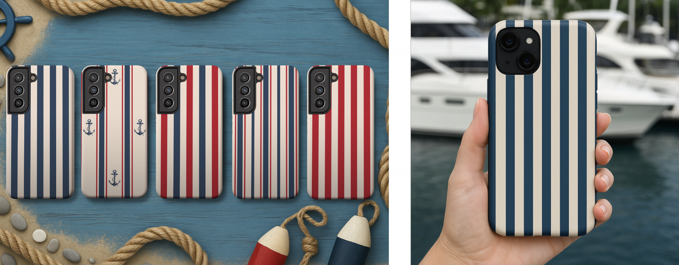 Case-and-charm-Maritime-Signal-Stripes-Collection-group-Lifestyle