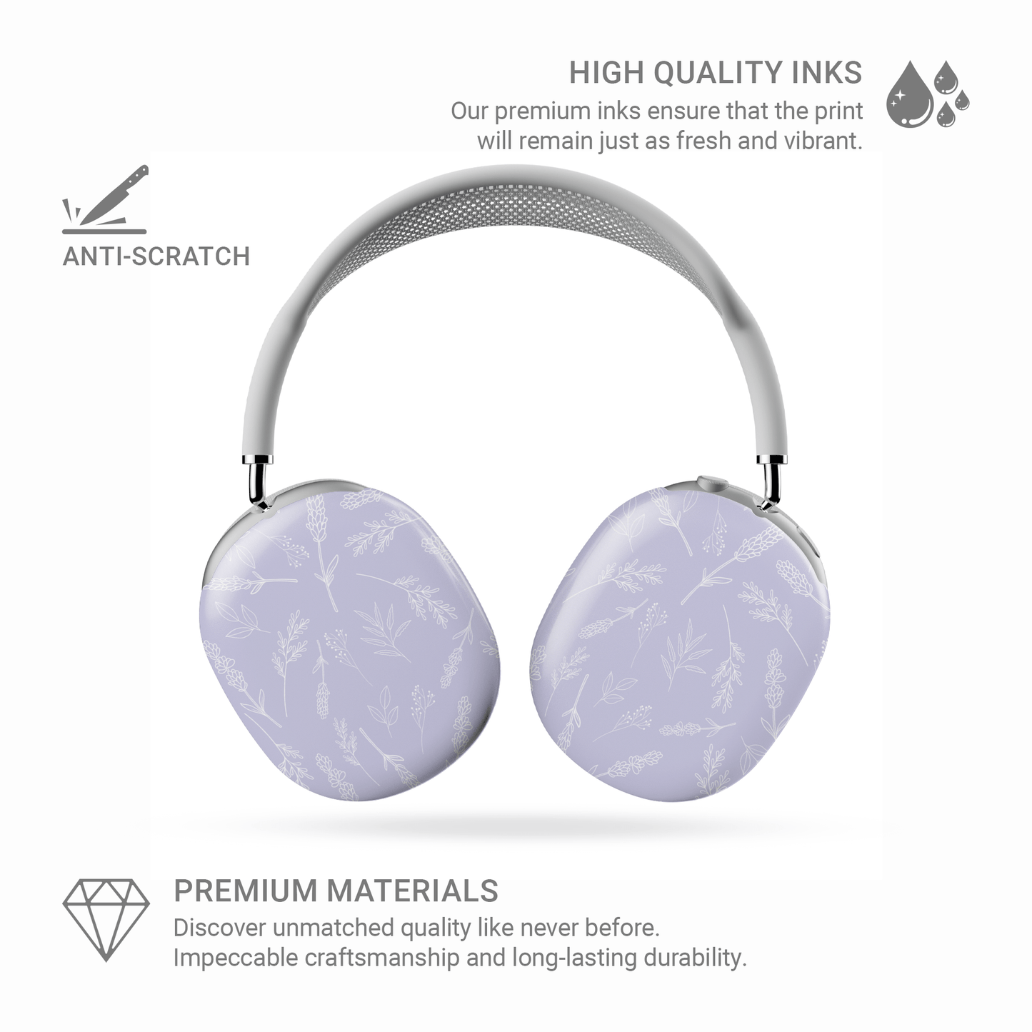 Lavender Haze | Protective Apple AirPods Max Tough Case - Tech Accessories