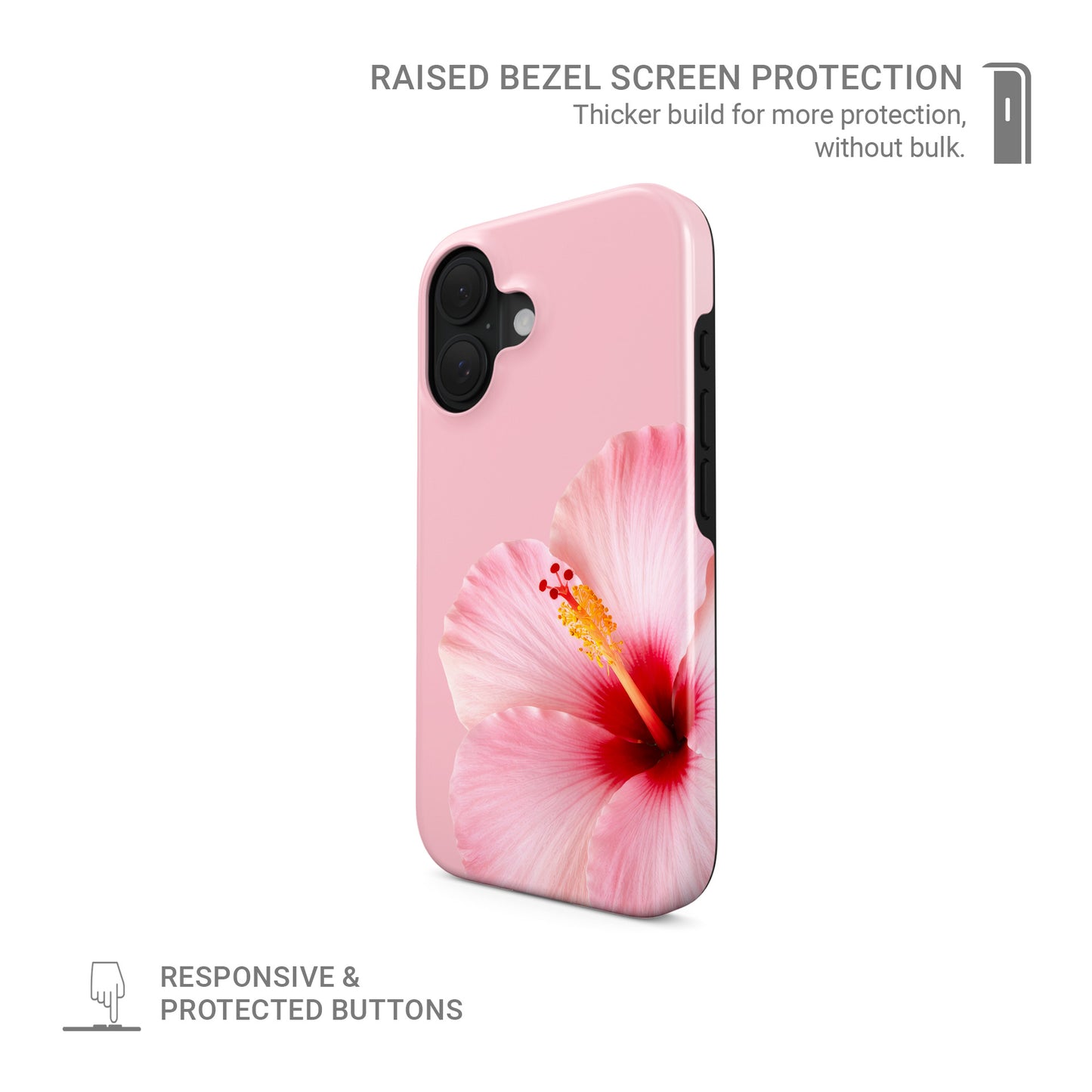 Pink Hibiscus Dream | Tough Phone Case