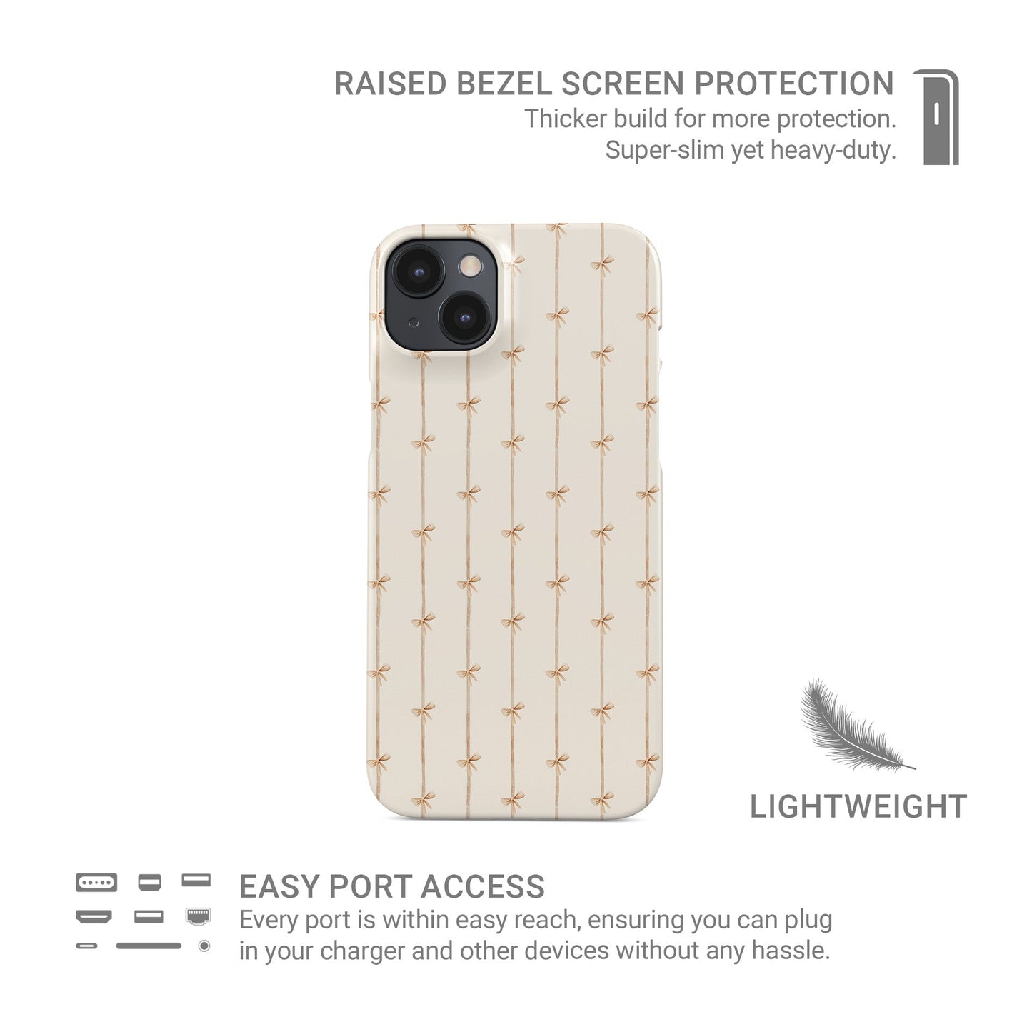 All Tied Up | Snap Phone Case