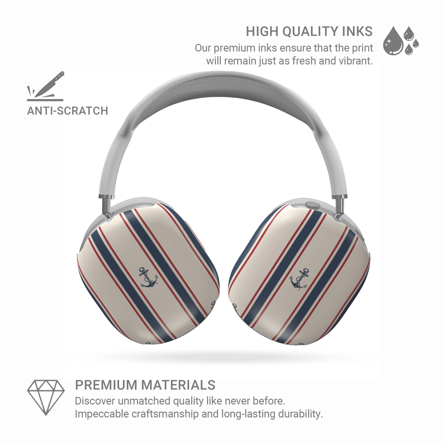Anchor‑Watch Lines | Apple AirPods Max Tough Case - Case & Charm