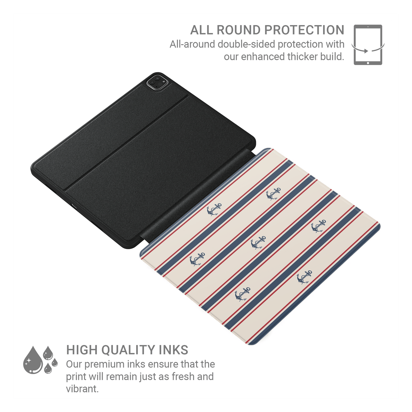 Anchor‑Watch Lines | Apple iPad Case - Case & Charm