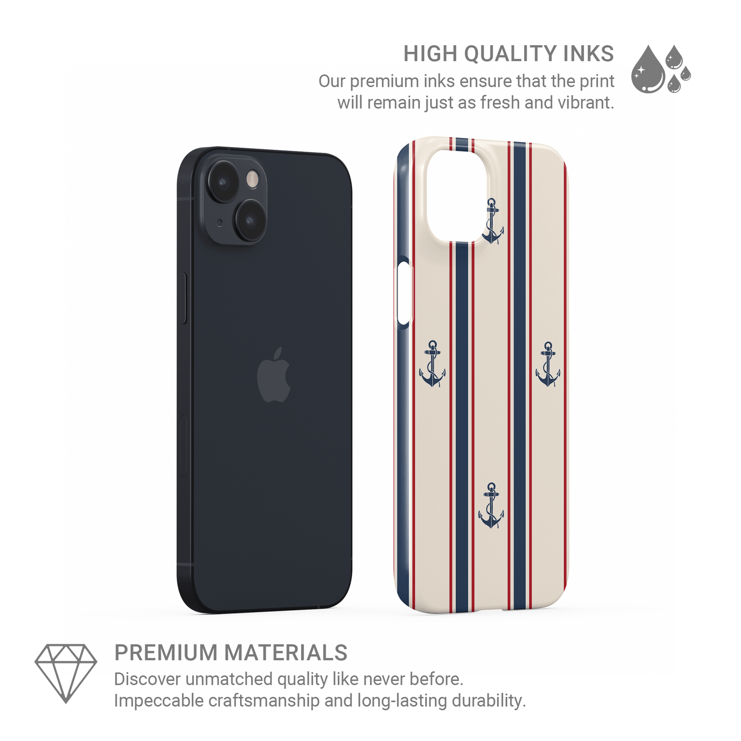 Anchor‑Watch Lines | Snap Phone Case - Case & Charm