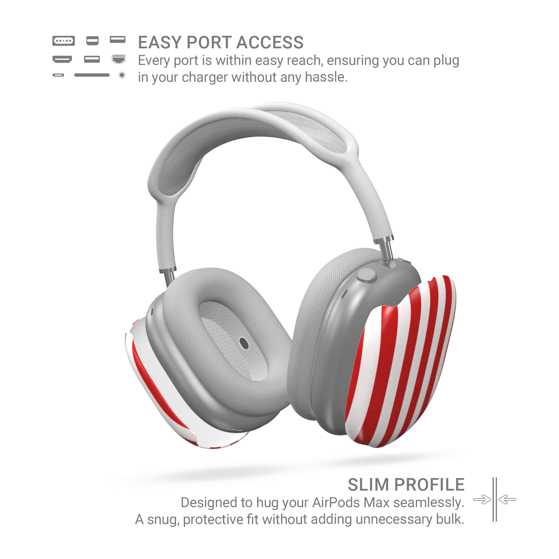 Berry Pop | Apple AirPods Max Tough Case - Tech Accessories