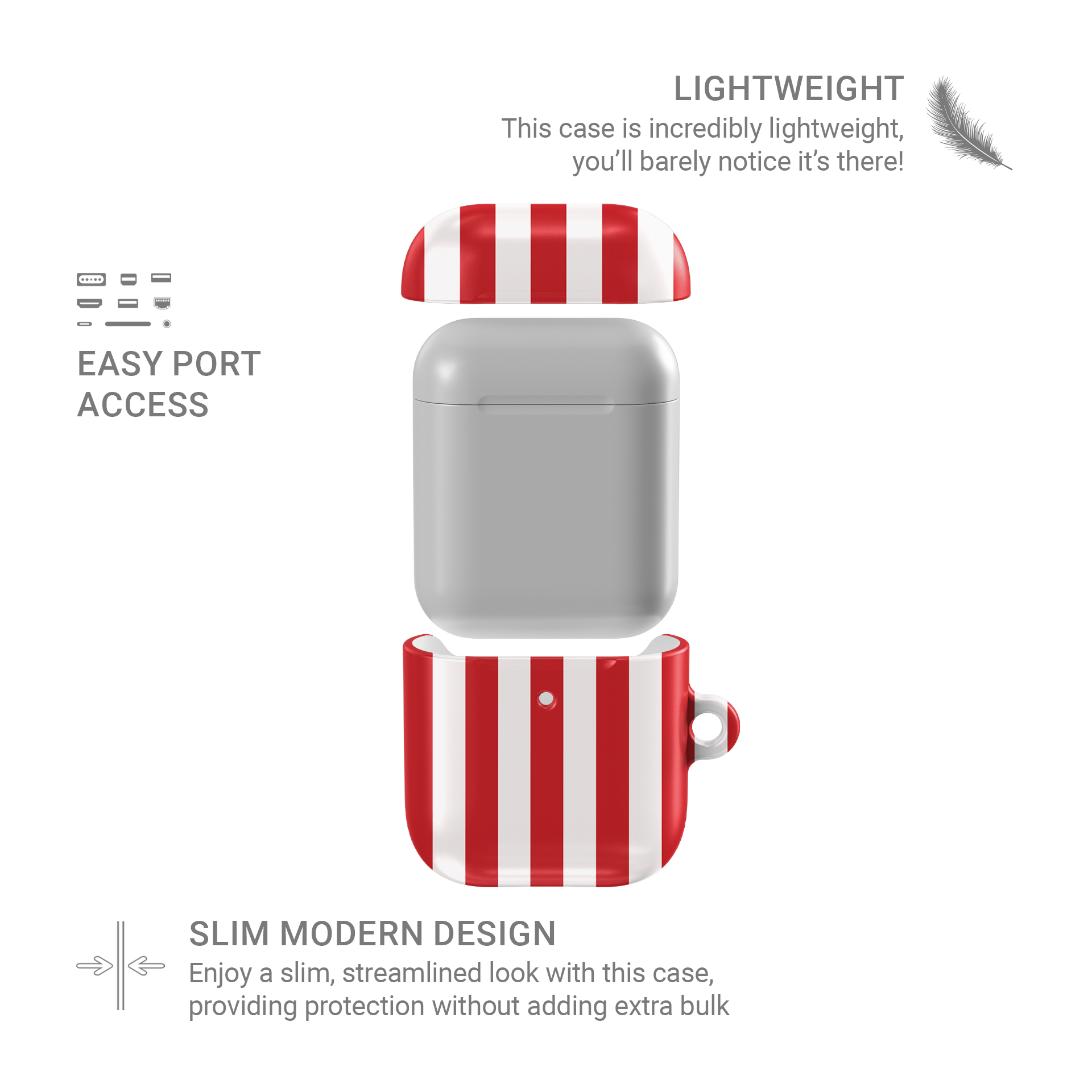 Berry Pop | Apple AirPods Tough Case - Tech Accessories