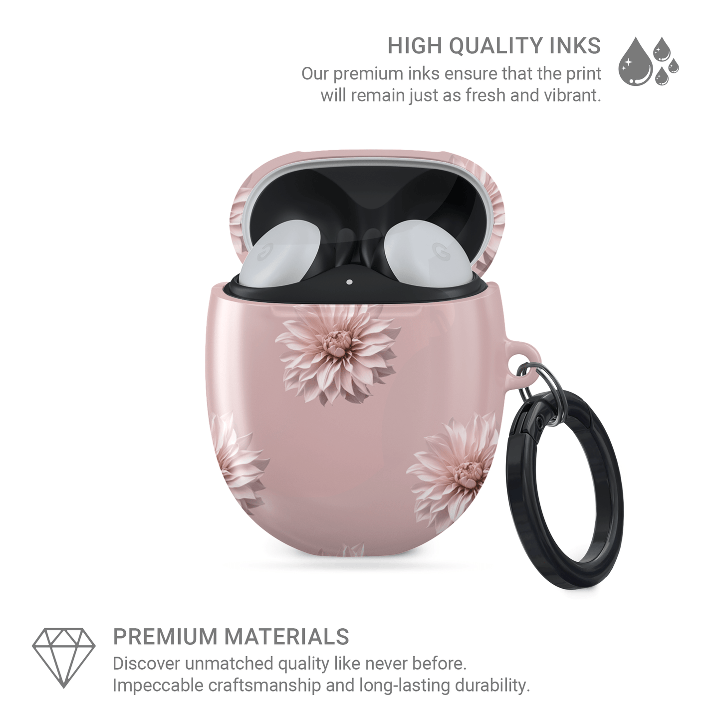 Blush Grace | Google Pixel Buds Tough Case - Case & Charm