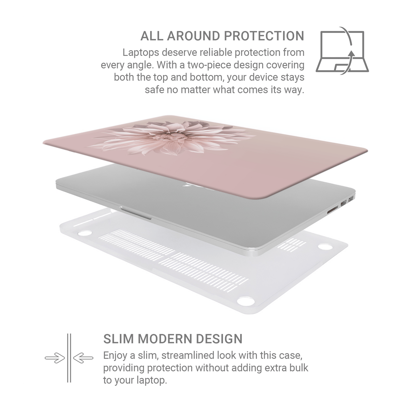 Blush Grace | MacBook Case - Case & Charm