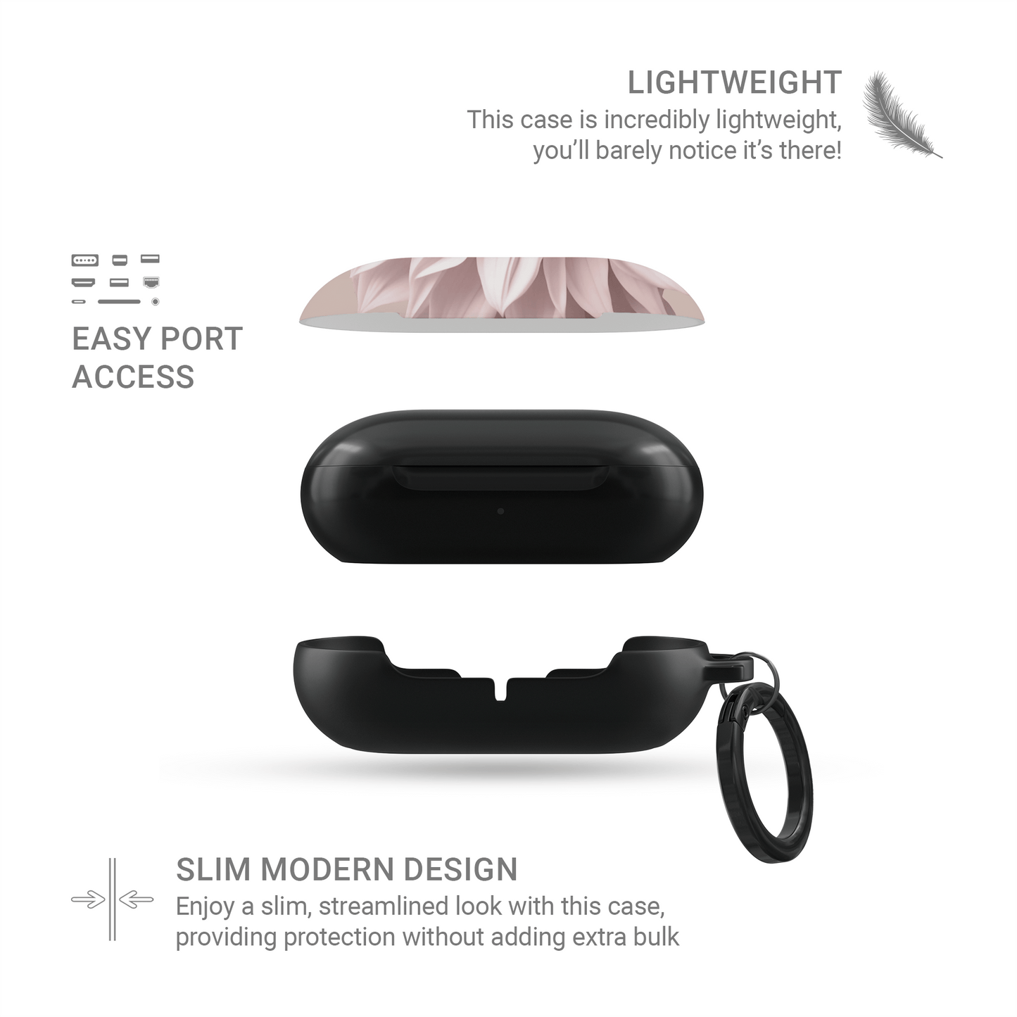 Blush Grace | Samsung Buds Tough Case - Case & Charm