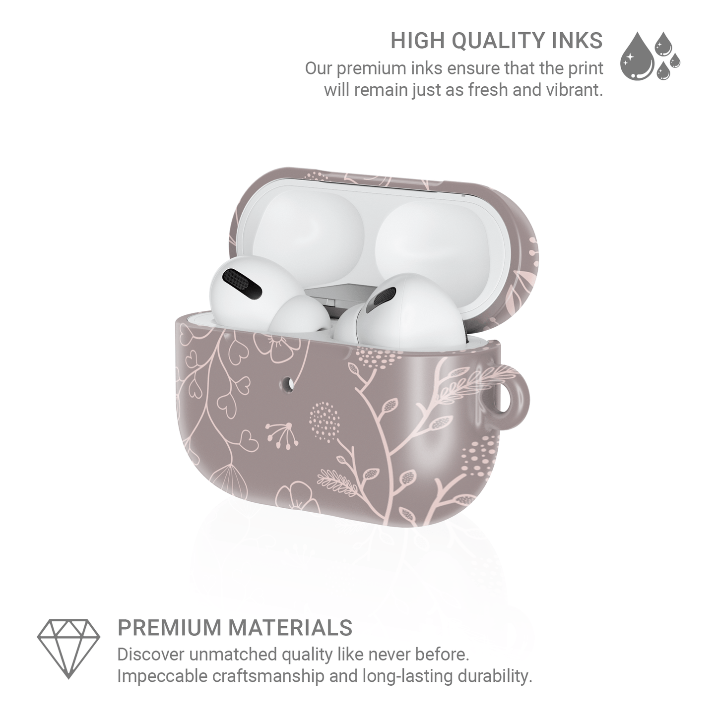 Blush Meadow | Apple AirPods Tough Case - Tech Accessories