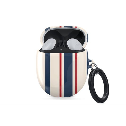 Bosun’s Pinstripe | Google Pixel Buds Tough Case - Case & Charm