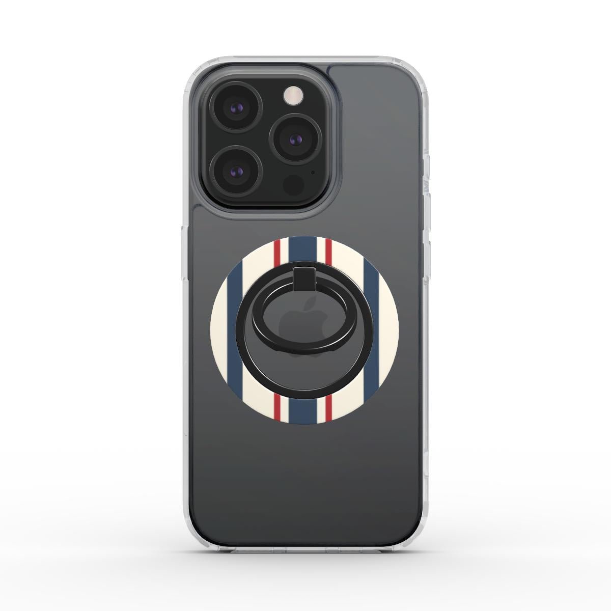 Bosun’s Pinstripe | Magnetic Ring Holder - Case & Charm