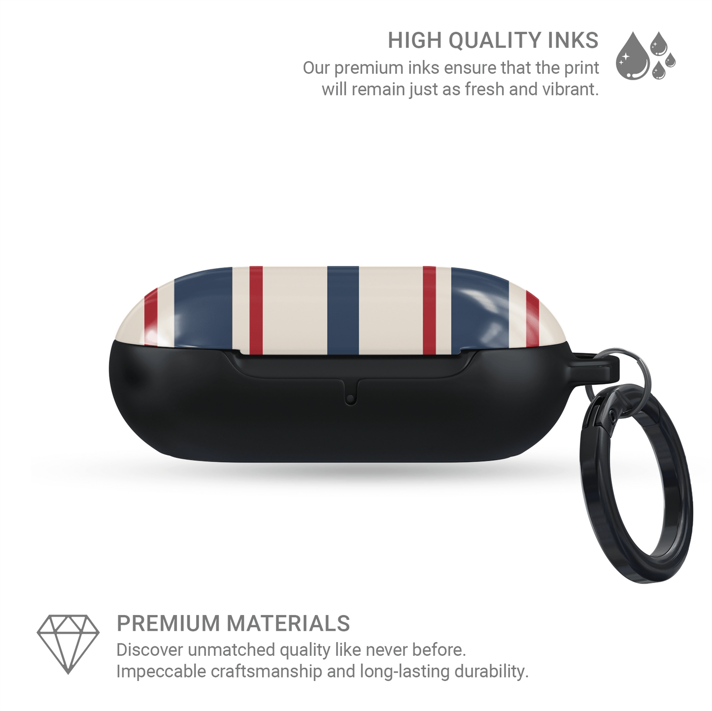 Bosun’s Pinstripe | Samsung Buds Tough Case - Case & Charm