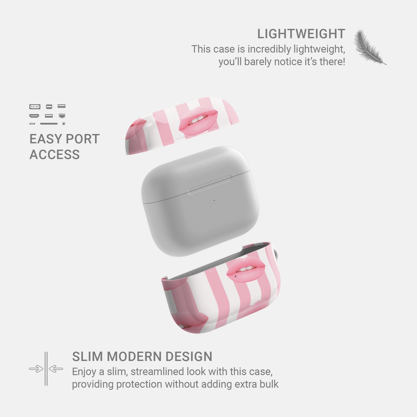 Candy Kiss | Apple AirPods Tough Case - Tech Accessories