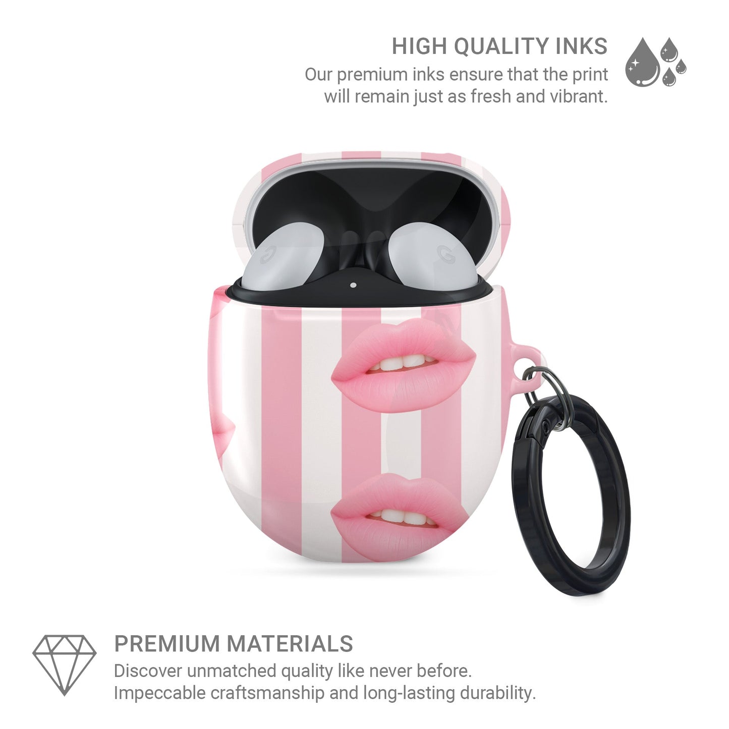 Candy Kiss | Google Pixel Buds Tough Case - Tech Accessories