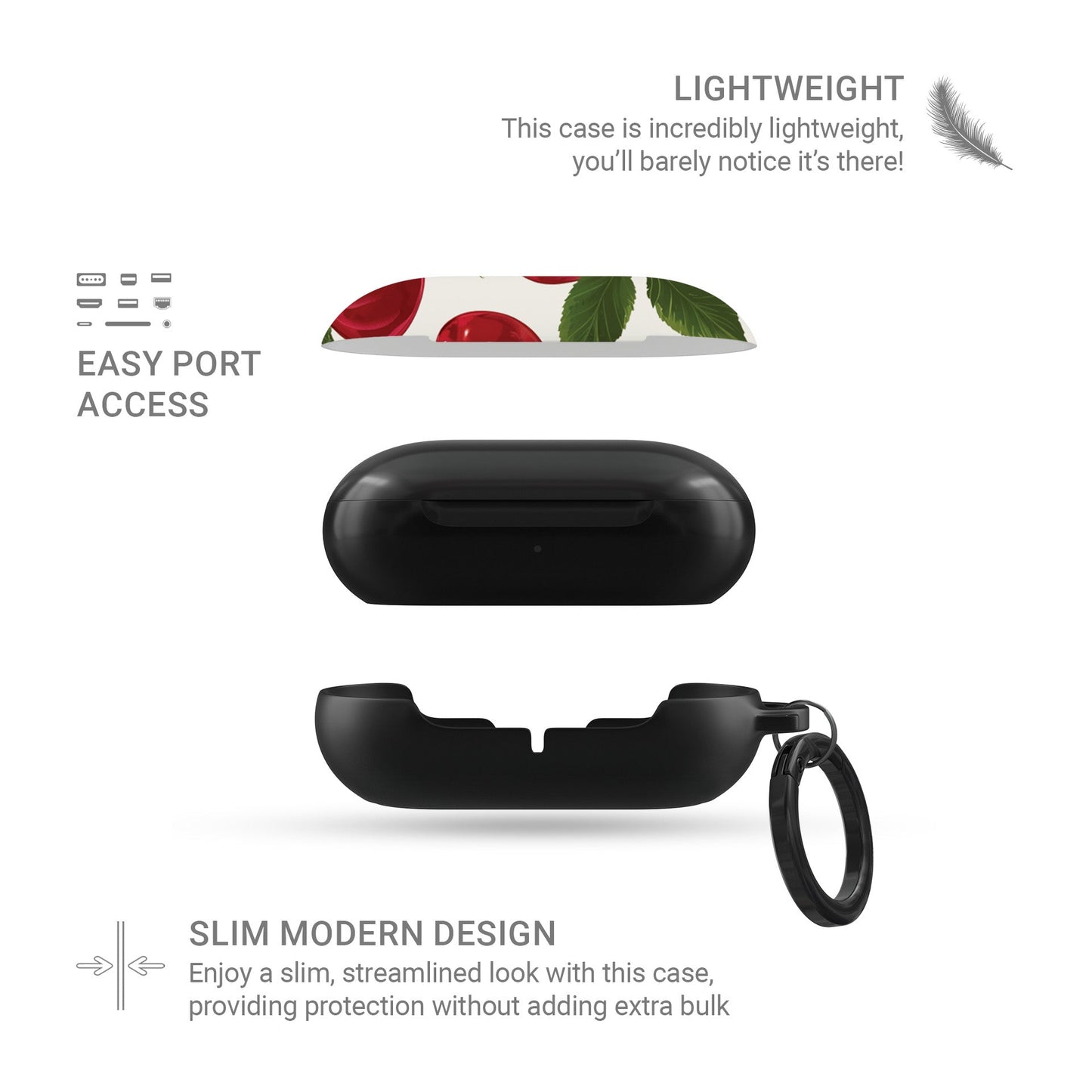 Cherry Bloom | Samsung Buds Tough Case - Case & Charm