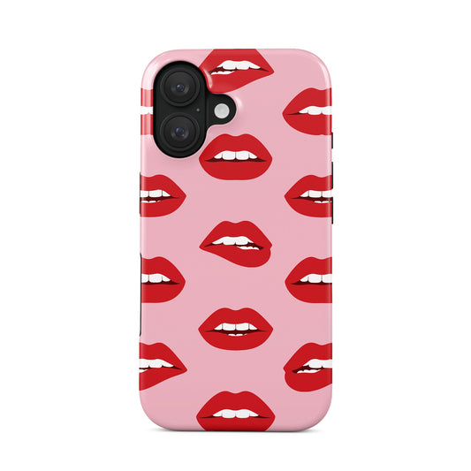 Retro Lips MagSafe tough protective phone case