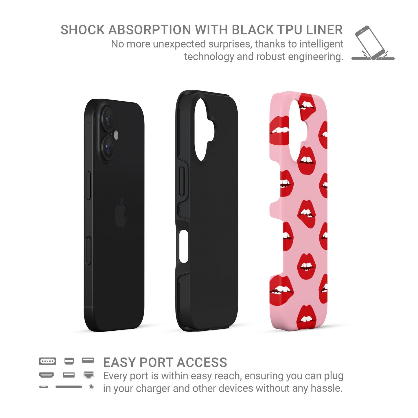 Cherry Sundae | Tough Phone Case - Tech Accessories