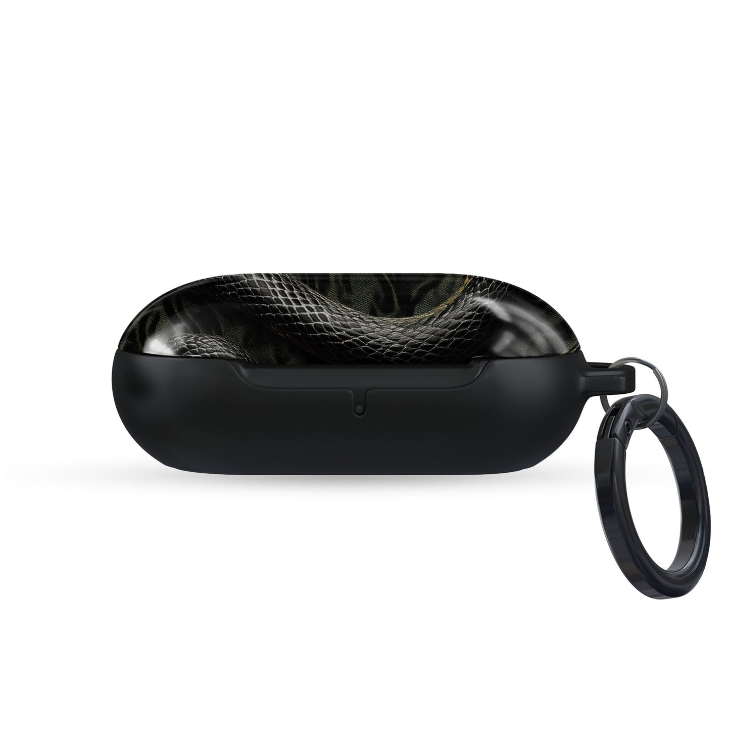 Coiled Shadows Samsung Buds Tough Case with snake design, glossy finish, and slim, impact-resistant shell.