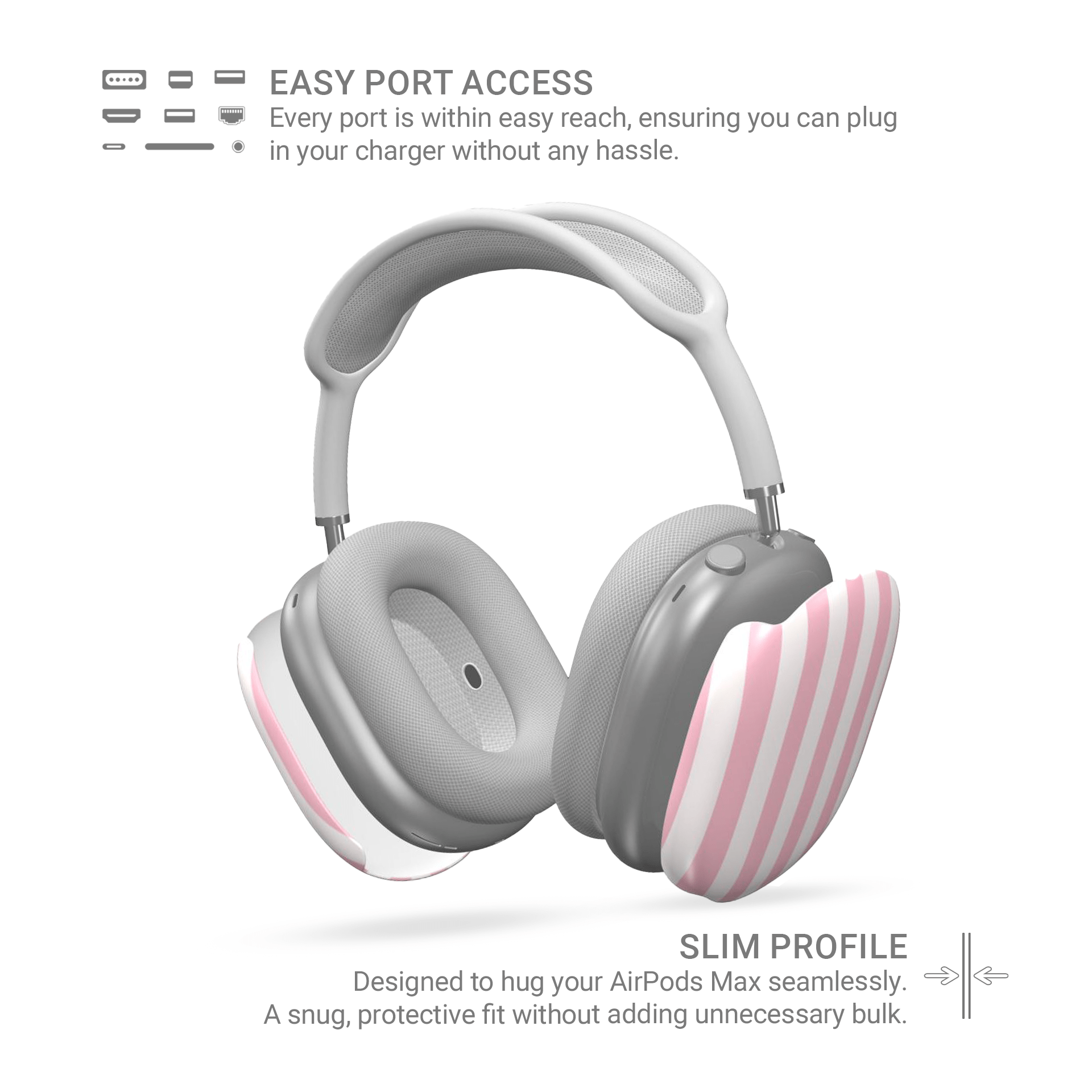 Cotton Candy | Apple AirPods Max Tough Case - Tech Accessories