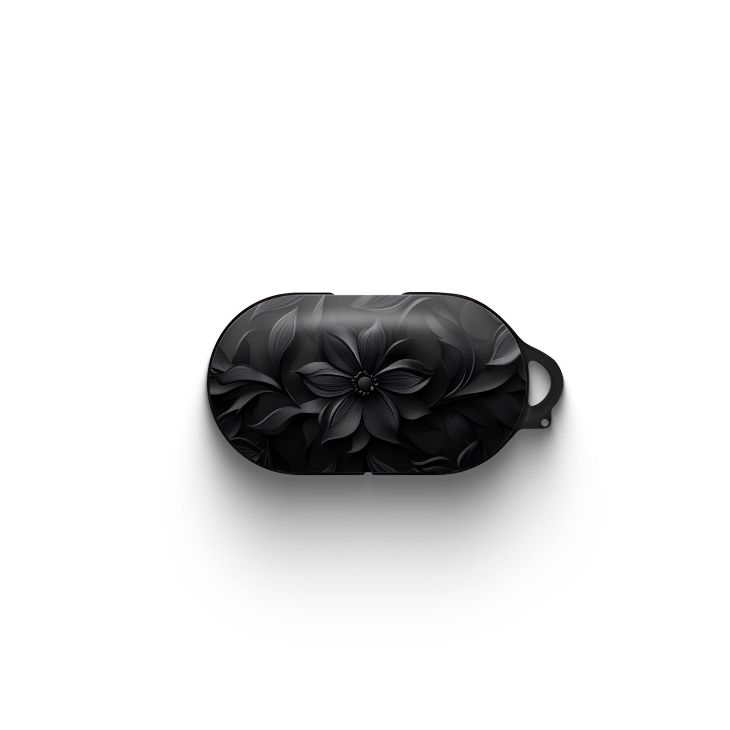 Dark Flora Samsung Tough Case with black floral design and slim dual-layer build.