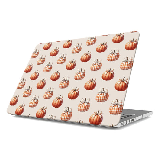 Protective slim MacBook case with non-fade pumpkin print