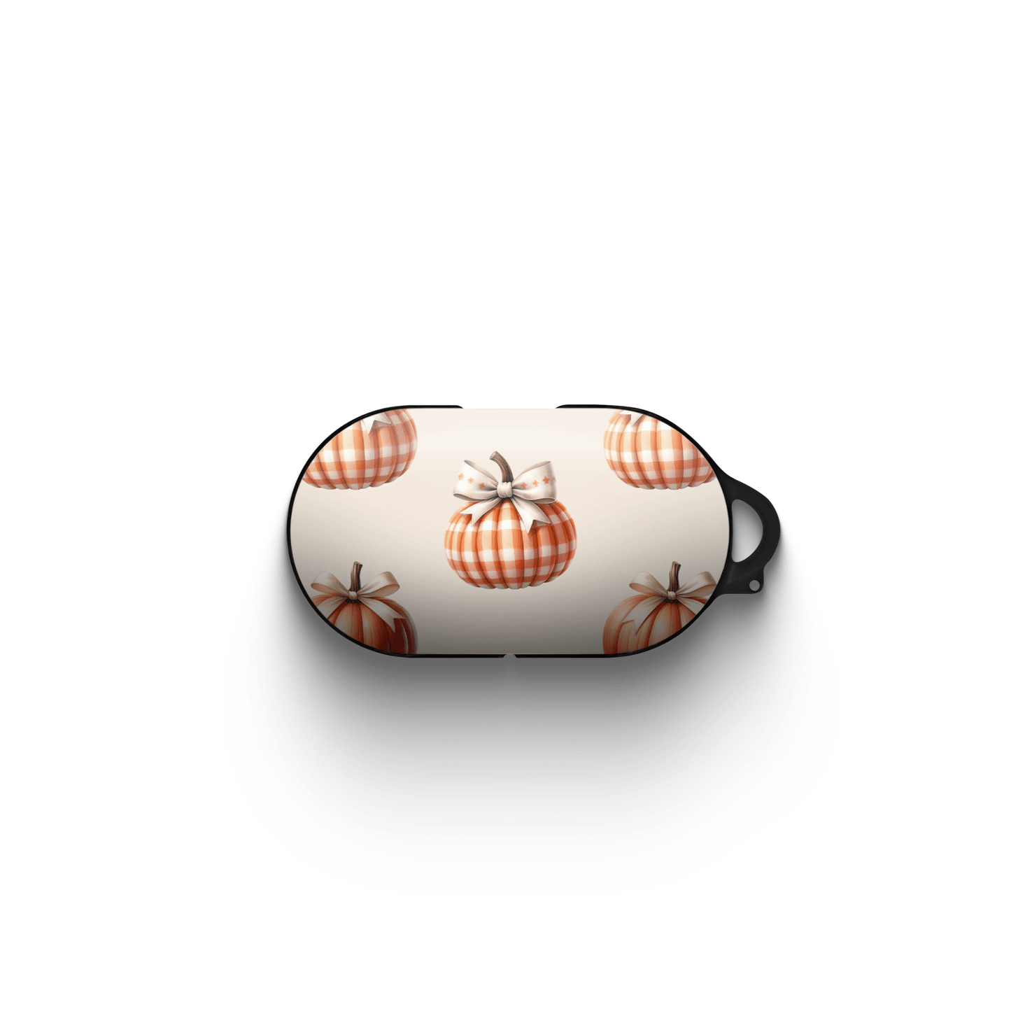 Protective Samsung Buds Pro case with chic autumn pumpkin design