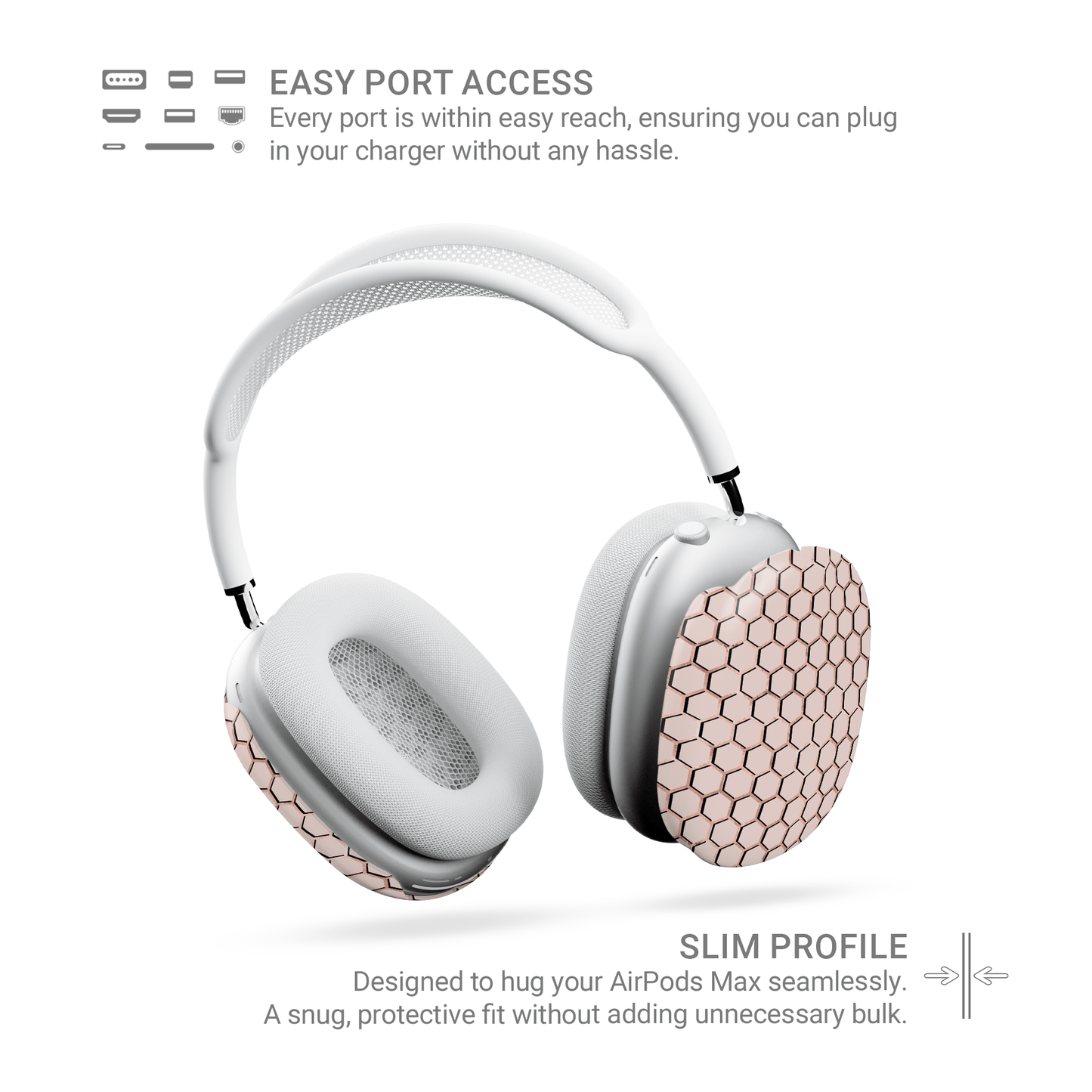 Dusky Hive | Apple AirPods Max Tough Case - Case & Charm