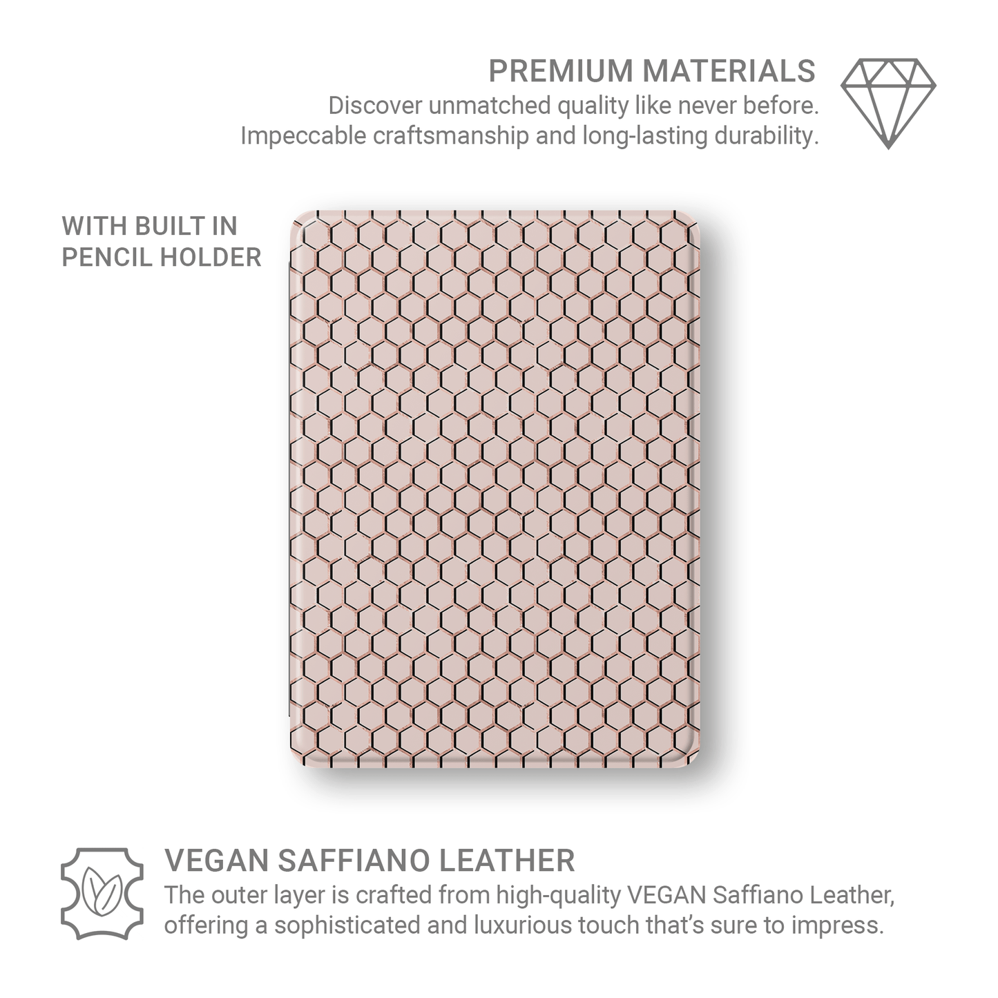 Dusky Hive | Apple iPad Case - Case & Charm
