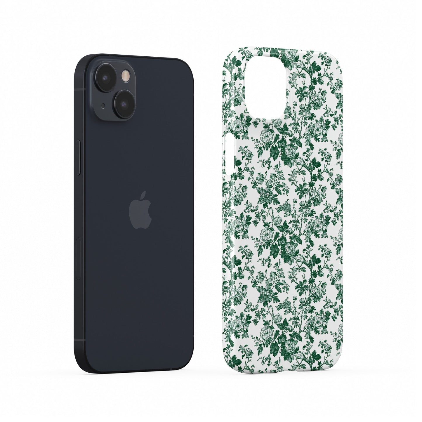 Snap Phone Case – slim glossy floral design for iPhone