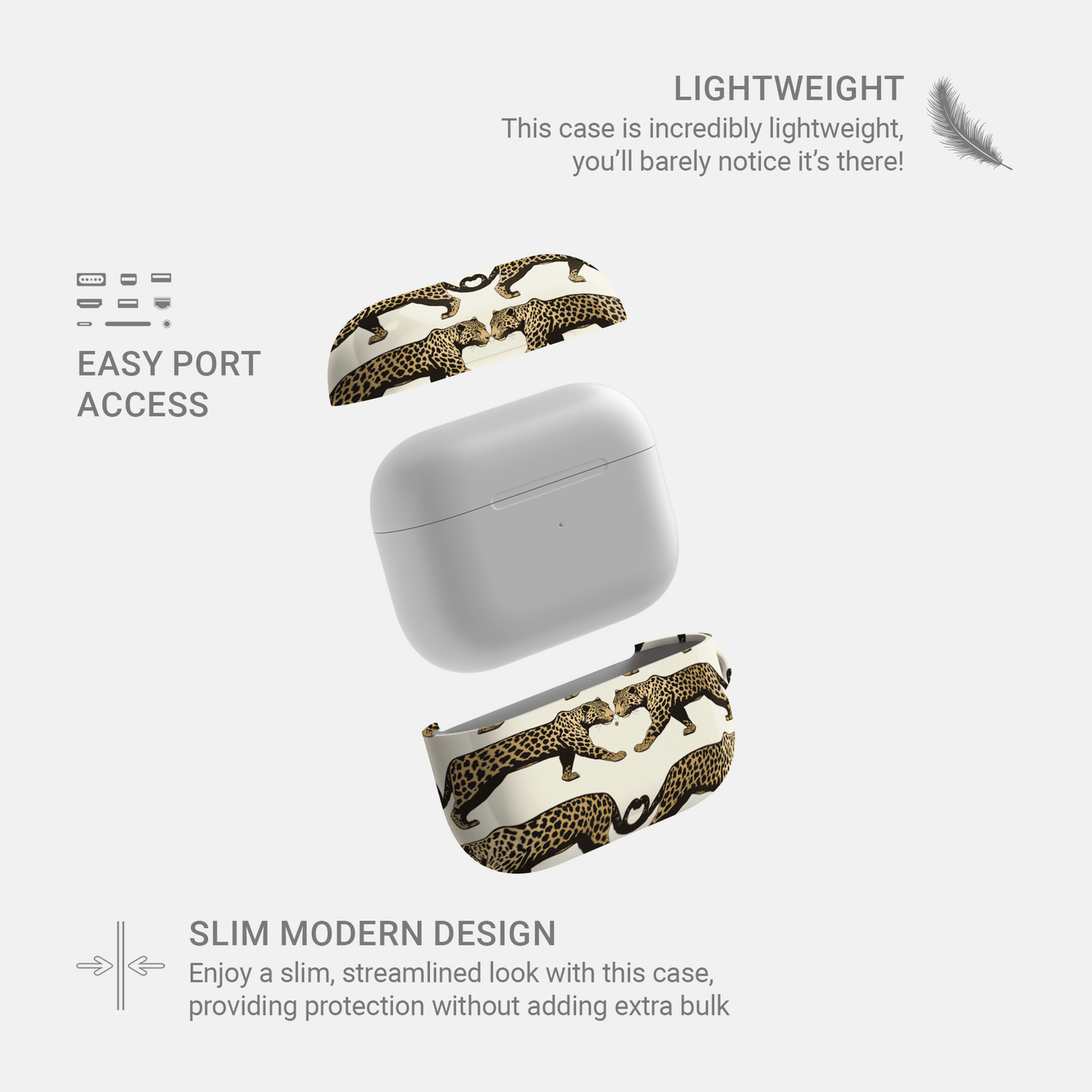 Fierce Reflections | Apple AirPods Tough Case - Case & Charm