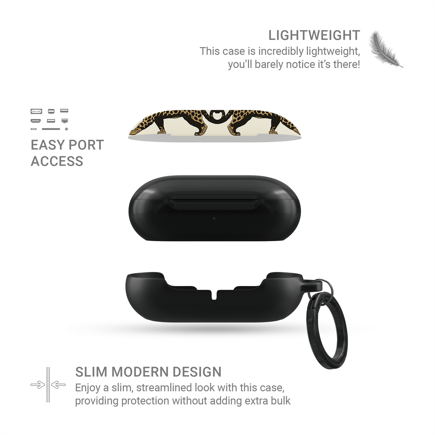 Fierce Reflections | Samsung Buds Tough Case - Case & Charm
