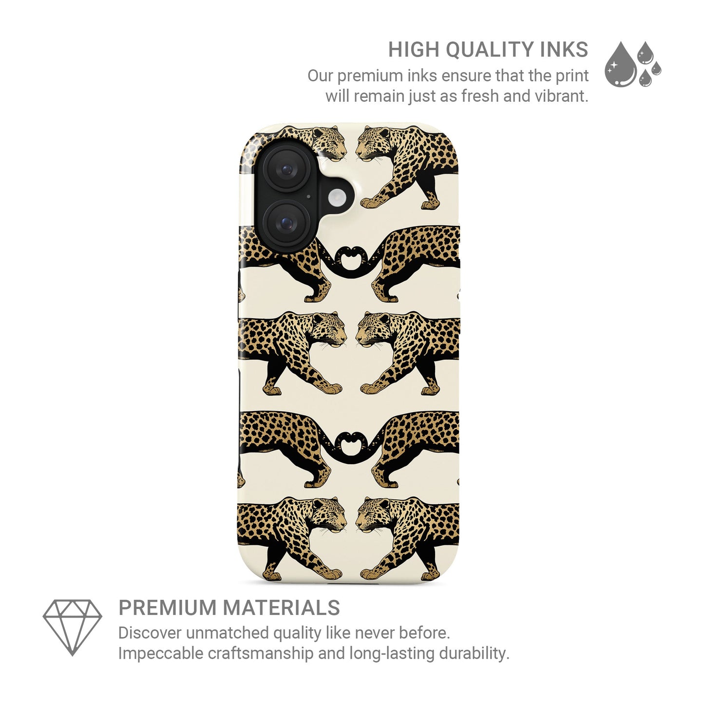 Fierce Reflections | Tough Phone Case - Case & Charm