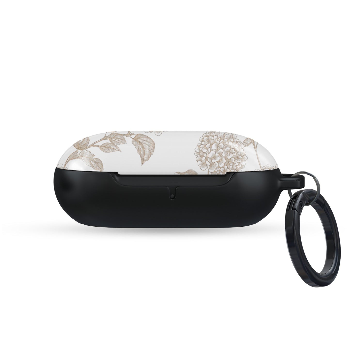 Slim glossy Samsung Galaxy Buds case with botanical design