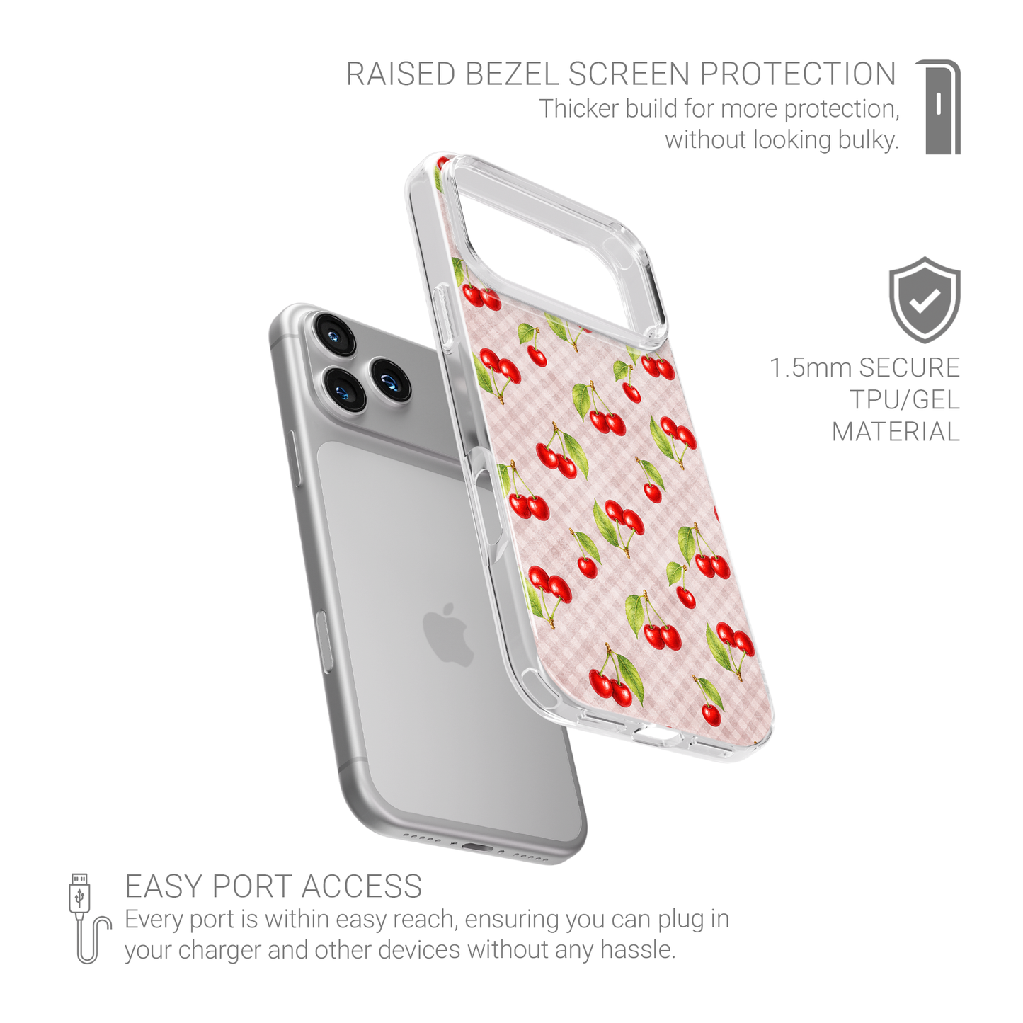 Cherry Jubilee | Soft Clear Case