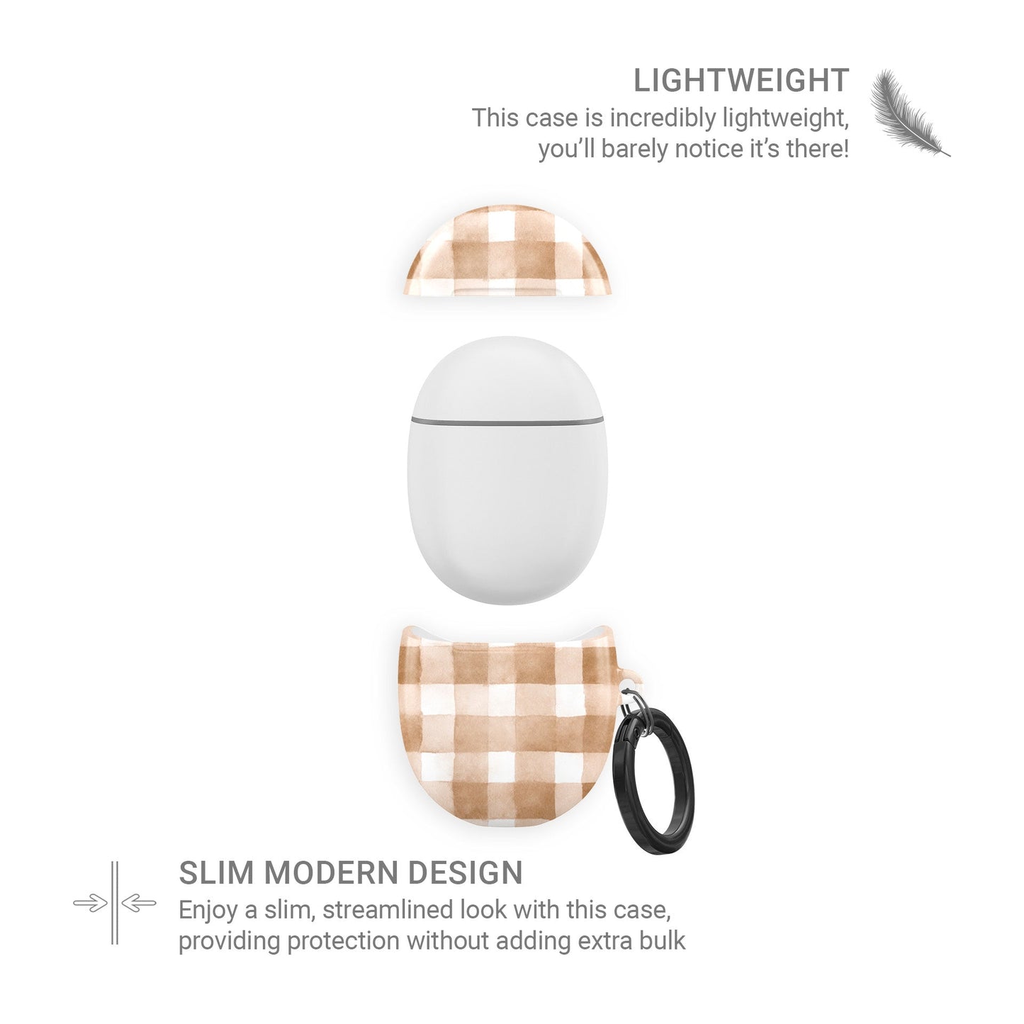 Gingham Glow | Google Pixel Buds Tough Case