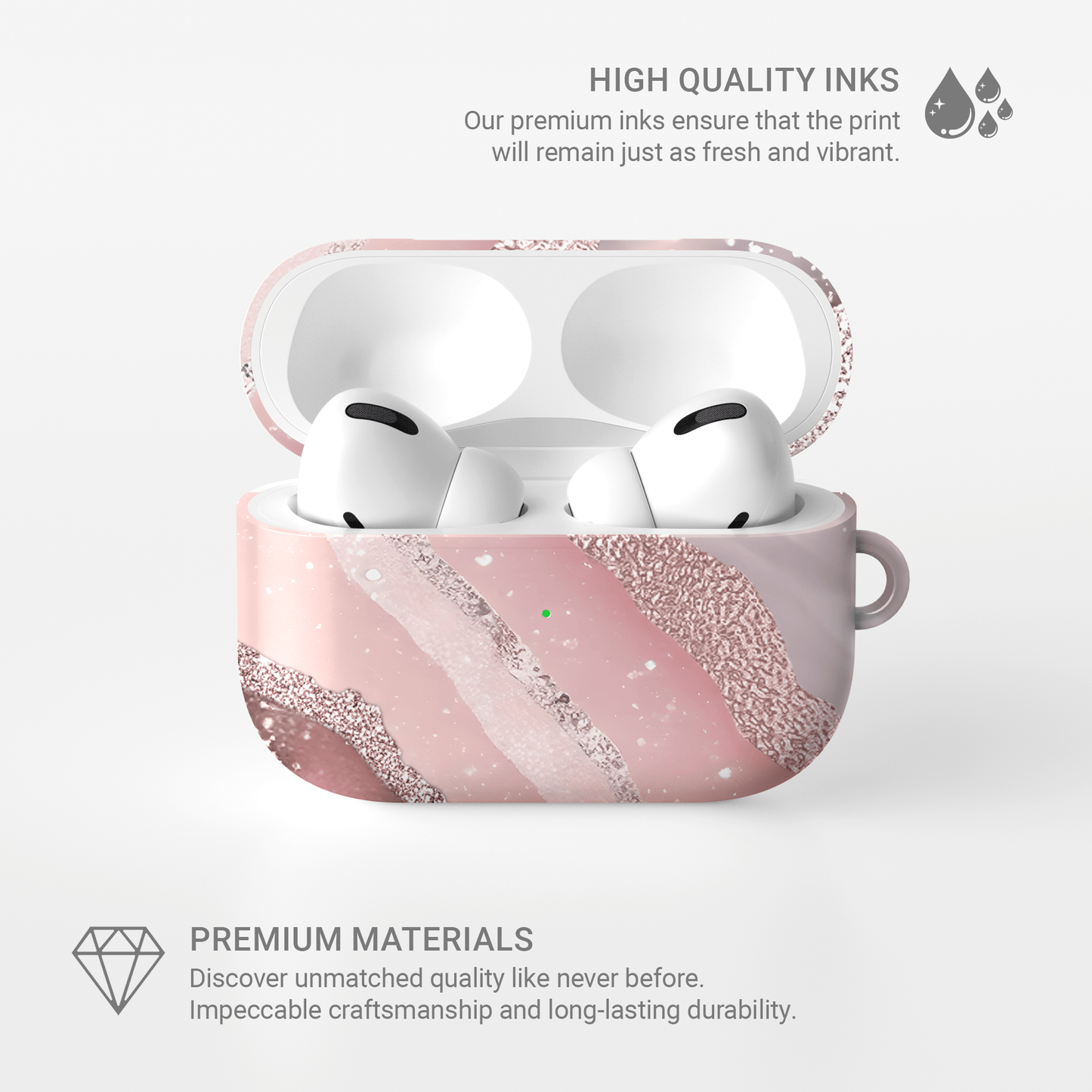 Glamour Strata | Apple AirPods Tough Case - Case & Charm