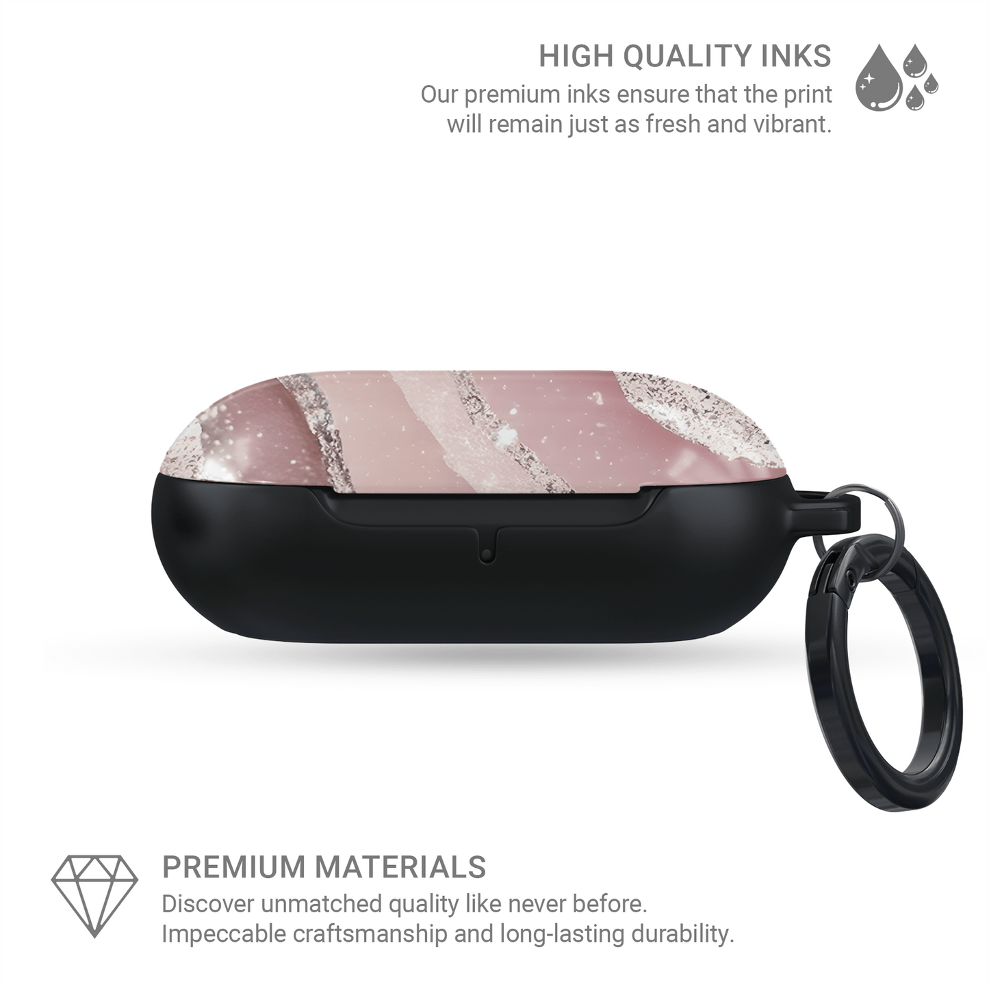 Glamour Strata | Samsung Buds Tough Case - Case & Charm