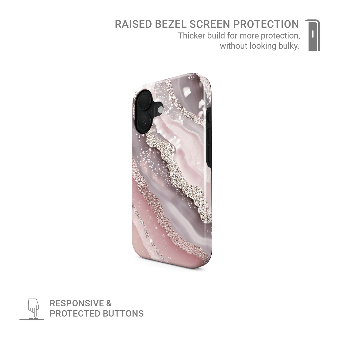 Glamour Strata | Tough Phone Case - Case & Charm