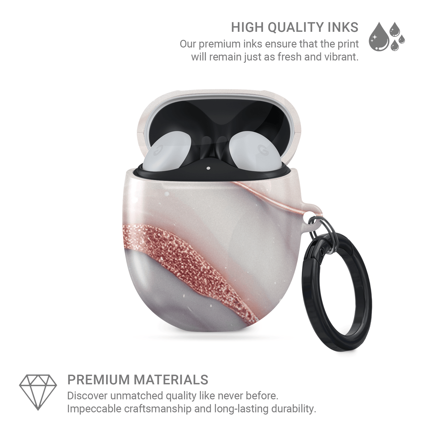 Glimmergrain | Google Pixel Buds Tough Case - Case & Charm
