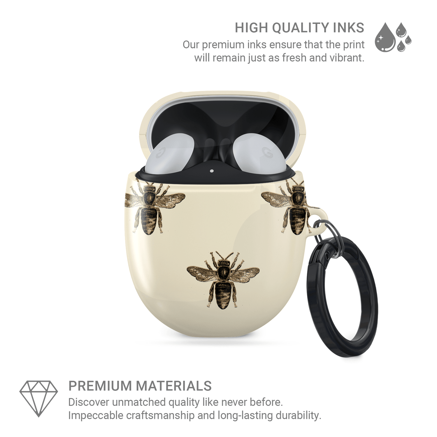 Golden Forage | Google Pixel Buds Tough Case - Case & Charm