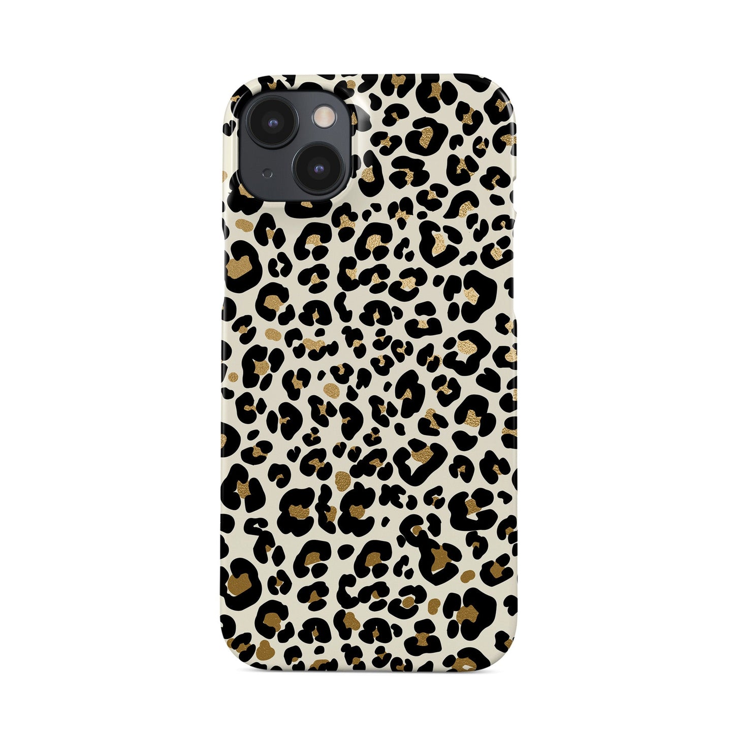 Leopard print protective phone case