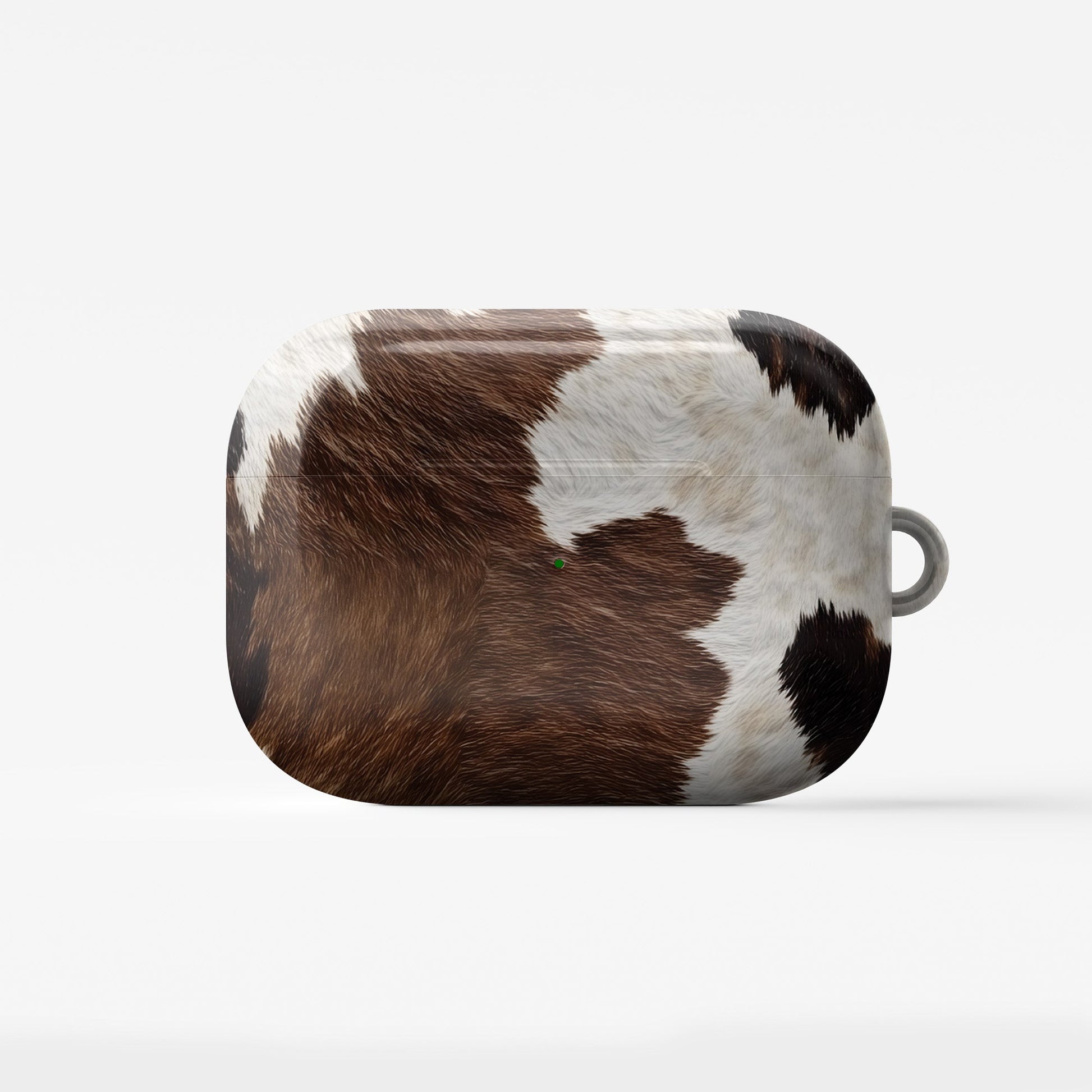 Designer tough AirPods Pro case with cowhide pattern