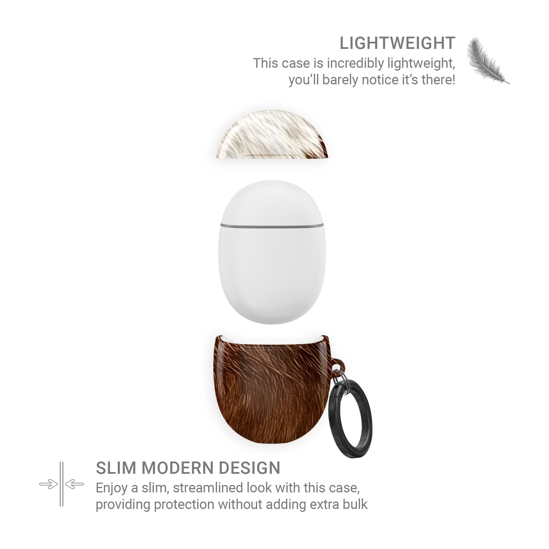 Hide & Seek rustic cow print Google Pixel Buds case