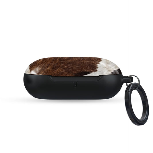 Hide & Seek rustic cowhide Samsung Buds case