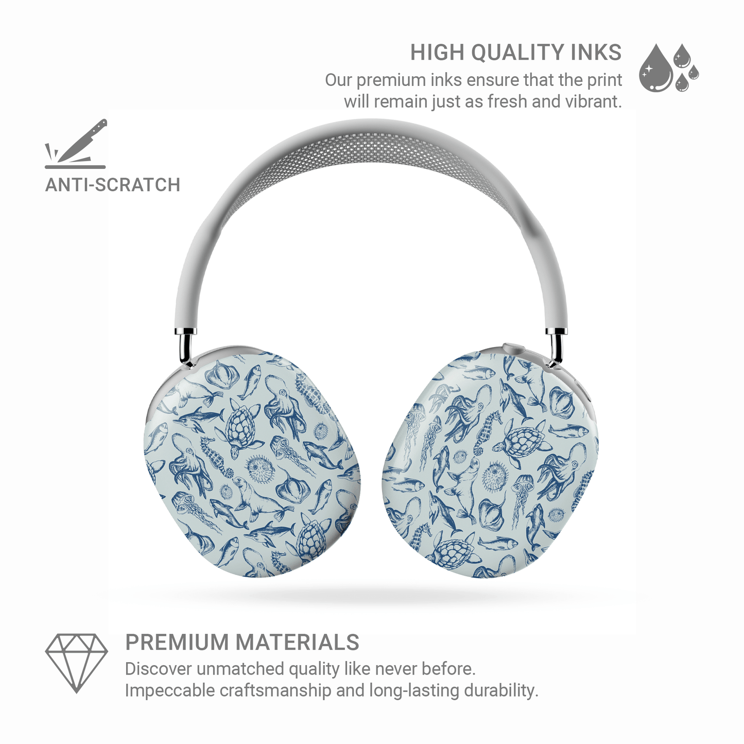 Ink Of The Ocean | Apple AirPods Max Tough Case - Case & Charm