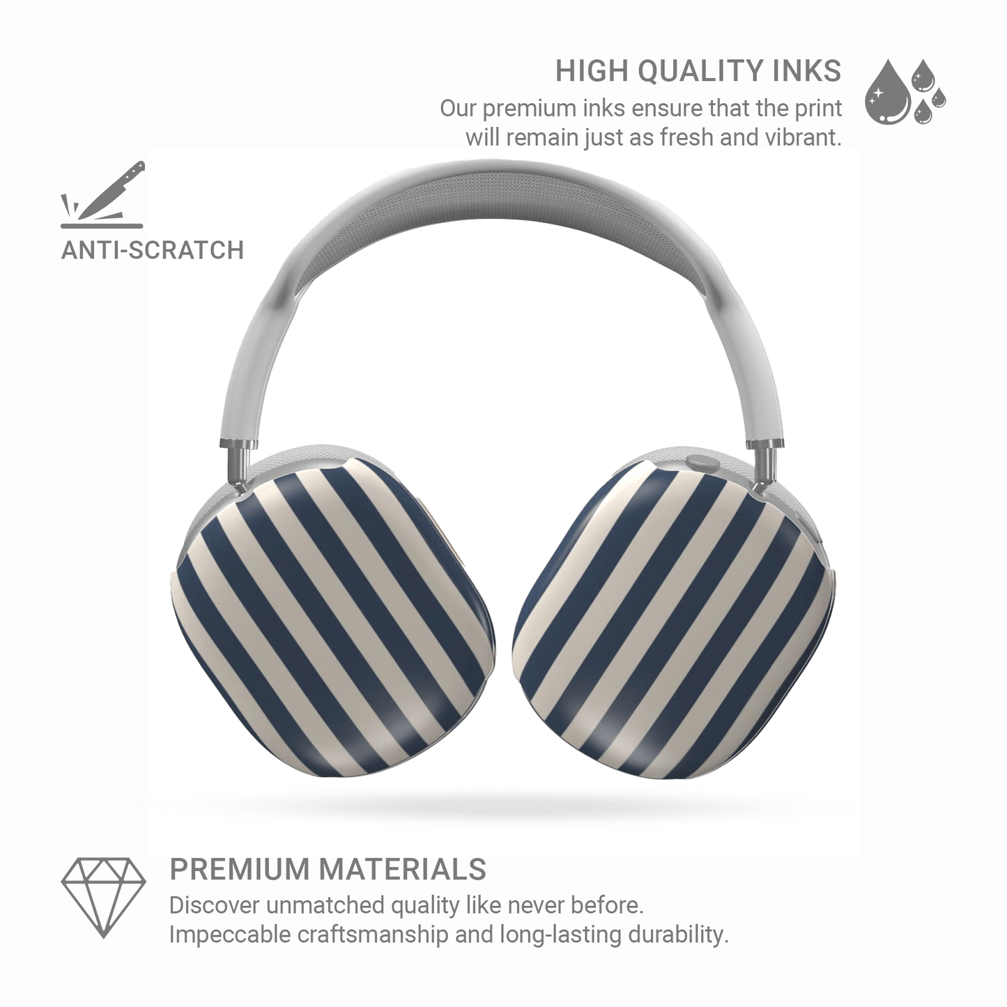 Jack‑Tar Broadstripe | Apple AirPods Max Tough Case - Case & Charm